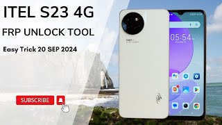 Itel s23 frp Unlock tool New Method Frp Bypass 2024 [upl. by Novyat]