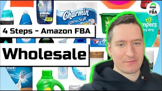 Amazon FBA Wholesale StepbyStep Guide 4 Critical Steps To Success Name Brand Products  USA [upl. by Rowley]