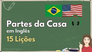 Partes da Casa em Inglês [upl. by Annayat]