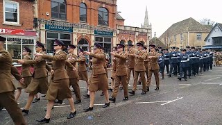 Rutlands Remembrance Sunday Parade  Oakham 13 November 2022 [upl. by Gesner]