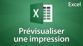 Excel 2016  Prévisualiser une impression [upl. by Fang]