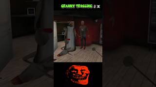 Trolling face 😈granny horrorgame grannygame horrorgaming [upl. by Grefe]