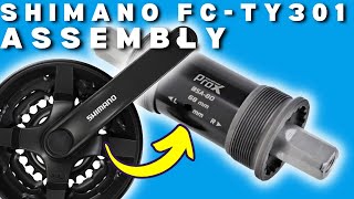 How to Know the Perfect Bottom Bracket Size for Your SHIMANO Tourney FCTY301 Crankset [upl. by Mano]