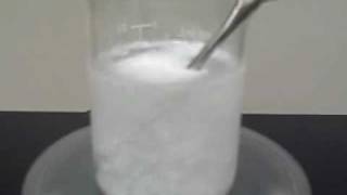 Dissolving Ammonium Nitrate An Endothermic Process [upl. by Aicillyhp215]