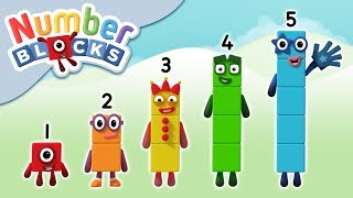 Numberblocks 1 2 3 4 5  Learn to Count [upl. by Dammahom]