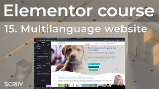 Elementor Tutorial 15  Polylang Wordpress plugin tutorial [upl. by Asenaj]