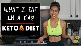 WHAT I EAT IN A DAY KETO DIET  INTERMITTENT FASTING [upl. by Eudo939]