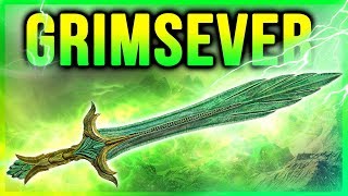 SKYRIM Best Glass Sword at Level One Grimsever Location Guide [upl. by Cir135]