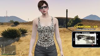 GTA Online Treasure Hunt Clue Grand Senora Desert Location [upl. by Ahsekam]