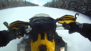 XRS 800ETEC SkiDoo Endless Powder Abitibi Canyon [upl. by Ynohtnacram43]