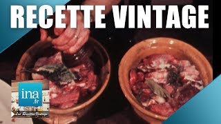 Recette  Le Potchvleesch à lancienne  Archive INA [upl. by Ikoek]