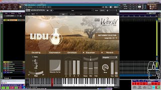 UVI World Suite 2’s Udu and Kora in Cakewalk by Bandlab [upl. by Kronick]