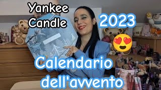 CALENDARIO DELLAVVENTO YANKEE CANDLE GHIRLANDA 2023 🎁 unboxing calendarioavvento adventcalendar [upl. by Margarita947]