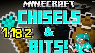 🔥 COMO DESCARGAR E INSTALAR CHISELS AND BITS PARA MINECRAFT 1182 ✅ [upl. by Solitta]