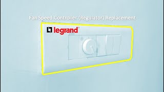 Fan Speed Controller Replacement ENG fan fanregulator fanregulatorconnection legrand [upl. by Murray]