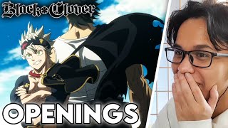 nahthese are too fire  BLACK CLOVER OPENINGS 113 REACTION [upl. by Trainor]