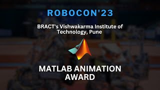 Robocon 2023  MATLAB AND SIMULINK  VIT Pune [upl. by Witha]