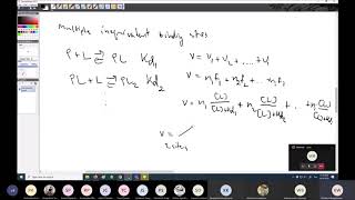 Ligand Binding Part 16 Multiple Inequivalent Binding Sites [upl. by Hcahsem]