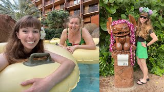 Aulani Day 1 Vlog  Room Tour The Cheesecake Factory Lazy River Off the Hook and Drawing Class [upl. by Blossom]