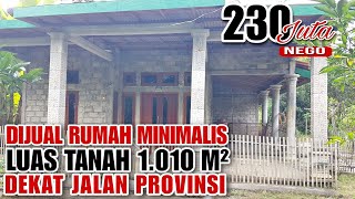 SOLDDIJUAL RUMAH MINIMALIS TANAH PEKARANGAN LUAS [upl. by Cathi]