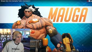 xQc Reacts to Overwatch 2 New Character quotMaugaquot [upl. by Alda]