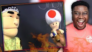 TOAD THE RAPPER  SML Movie Bowser Juniors Summer School 3 Reaction [upl. by Nove]