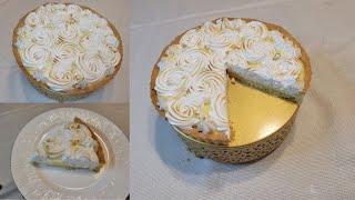 Recette de tarte au citron classique  Lemon tart recipe 8 [upl. by Aihselef211]