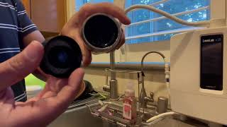 How to remove a Moen kitchen faucet aerator [upl. by Lamoree]