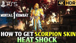 How to Get Heat Shock Scorpion Skin MORTAL KOMBAT 1 Scorpion Skin MK1 Season 5  MK1 Scorpion Skin [upl. by Peyton]