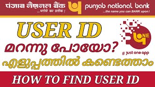 How to Find PNB User ID  PNBOne user id forgot  How to Find Forgotten Punjab National Bank User ID [upl. by Etteyafal]