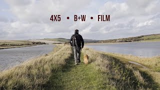 4x5  Cuckmere Haven  Fomapan 100 bampw [upl. by Aleibarg]