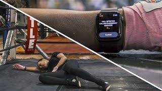 Apple Watch Series 4 Fall Detection Tested By a Hollywood Stunt Double [upl. by Whitson]