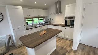 WV2 Omar Alderney 2022 brand new 3 bed Lodge for sale at Finlake  WALK ROUND [upl. by Aronson]