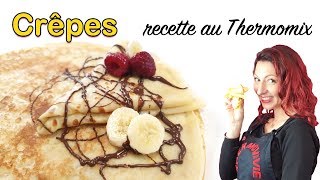 CREPES recette au THERMOMIX [upl. by Rehtul]