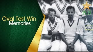 On This Day The Oval Test Win Against England  1954  PCB [upl. by Yur]