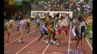 POLACY MISTRZAMI ŚWIATA SZTAFETA 4x400 m Sevilla 1999 r [upl. by Kentiggerma]