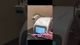 Reduce belly fat with lymphatic drainage wood therapy and lipo laser treatment bellyfatreduce [upl. by Lengel]