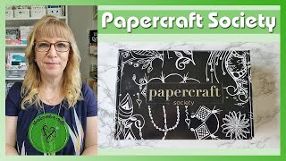 Papercraft society box 44  Whats inside [upl. by Vilberg]