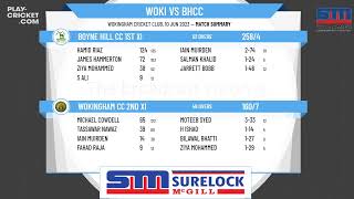 Thames Valley CL  Division 1  Wokingham CC 2nd XI v Boyne Hill CC 1st XI [upl. by Erleena]