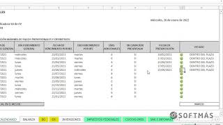 Calendario de obligaciones fiscales SE Fiscal [upl. by Bryana]