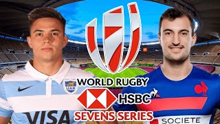 ARGENTINA 7s vs FRANCE 7s SEVILLE 7s QUARTER FINAL Live Commentary [upl. by Ahtelat]