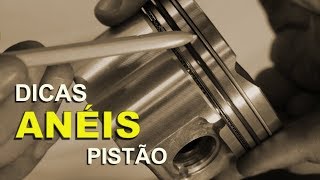 ANÉIS DE PISTÃO  DICAS MONTAGEM E DETALHES IMPORTANTES [upl. by Analah]