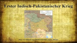 Erster IndischPakistanischer Krieg [upl. by Harmonie]