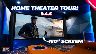 INCREDIBLE 946 Home Theater Tour 2023 Dolby ATMOS 4K  KRIX  TRINNOV  SONY  MADVR [upl. by Oiramrej]