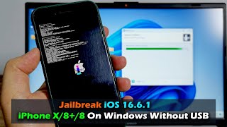 Jailbreak ROOTFUL iOS 1661 iPhone X88 On Windows Without USB [upl. by Kora987]