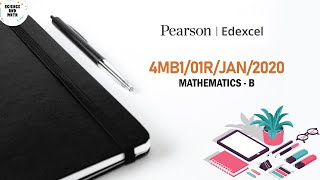 4MB101R2020Jan  Edexcel International GCSE Mathematics B  2020 JANUARY  Science And Math [upl. by Irvine720]