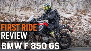 BMW F 850 GS First Ride Review [upl. by Meaghan701]