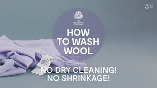 How to Machine Wash a Wool Sweater [upl. by Nykal]