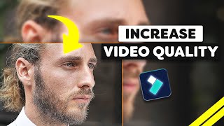 How to INCREASE VIDEO QUALITY On Filmora 13 [upl. by Aninnaig]