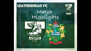 Leatherhead Fc 0 Chertsey Town 1 [upl. by Klaus]